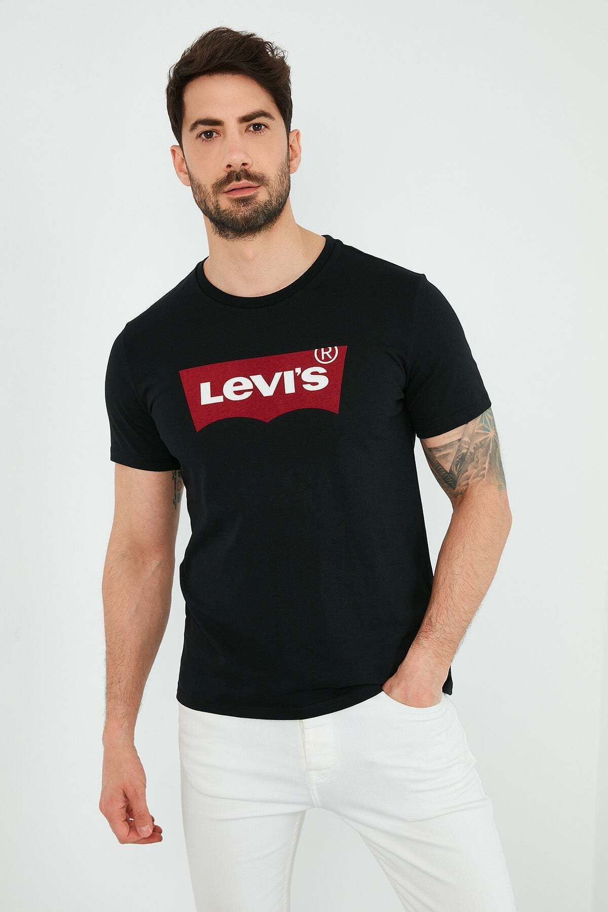 Levi's Erkek Kısa Kol Yuvarlak Yaka Regular Fit Minimalist T-Shirt Ana görsel