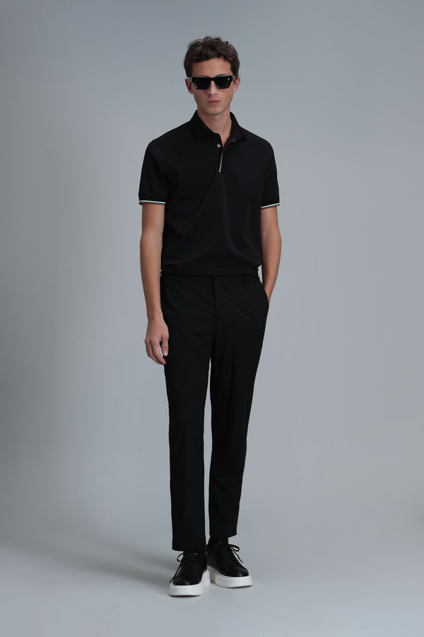 Lufian Minimalist Polo Yaka Kısa Kol Erkek T-Shirt - Günlük & Şık