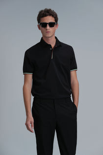 Lufian Minimalist Polo Yaka Kısa Kol Erkek T-Shirt - Günlük & Şık