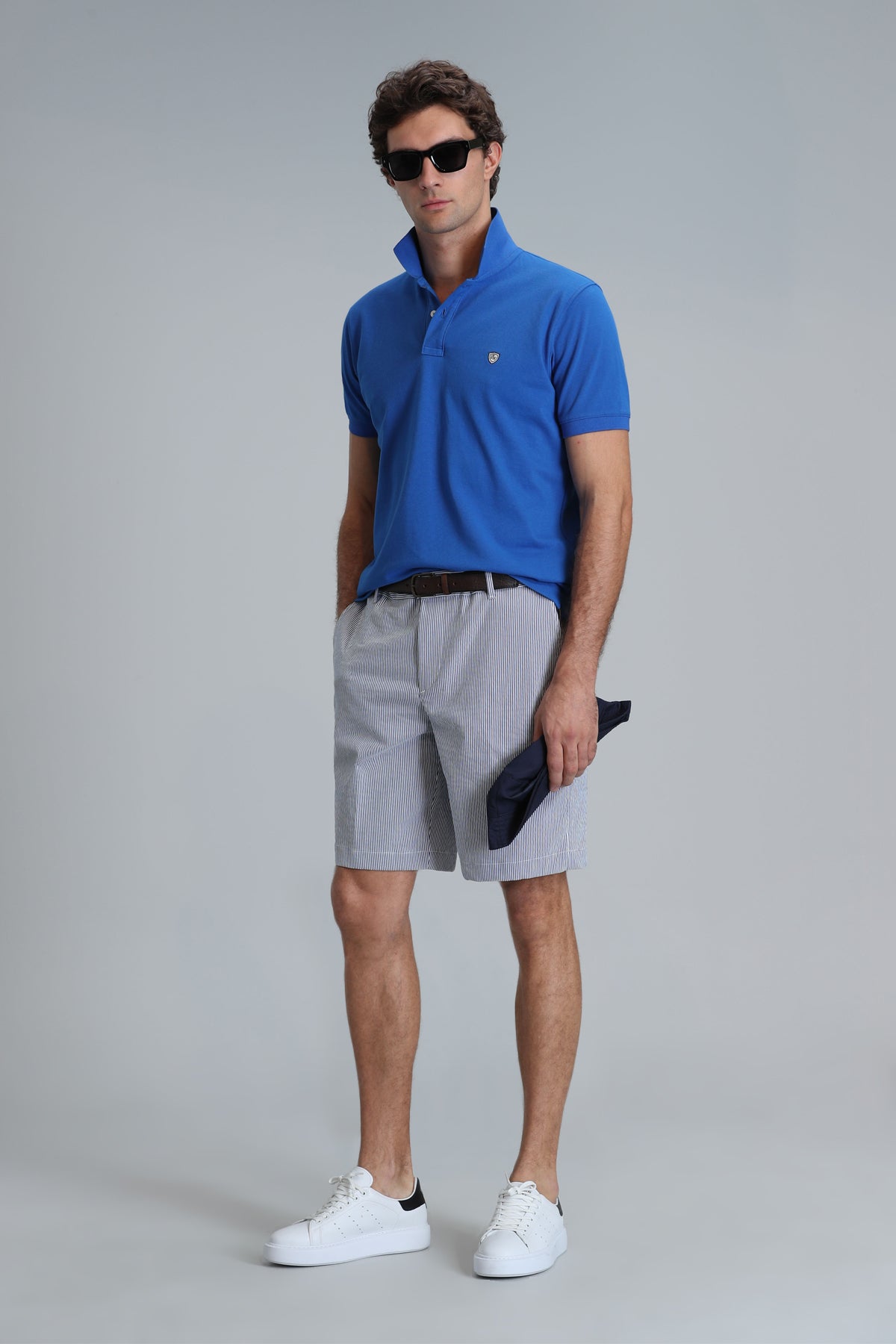 Lufian Minimalist Polo Yaka Kısa Kol Erkek T-Shirt - Günlük Şıklık