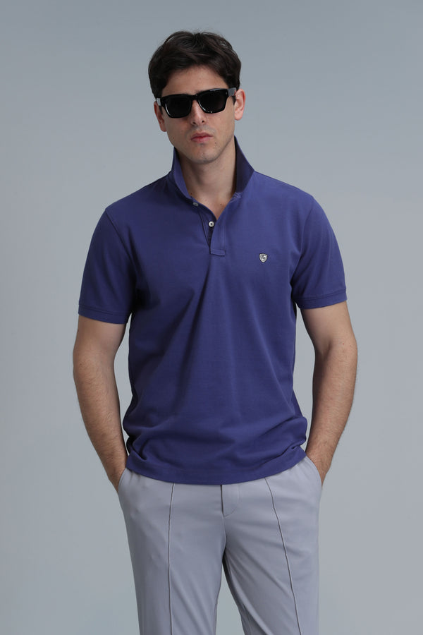 Lufian Minimalist Polo Yaka Kısa Kol Erkek T-Shirt - Günlük Şıklık