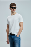 Lufian Oversize Kısa Kol Yuvarlak Yaka Erkek T-Shirt - Minimalist