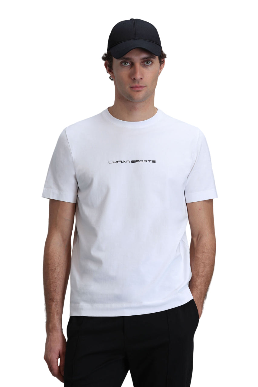 Lufian Oversize Minimalist Erkek T-Shirt - Kısa Kol Yuvarlak Yaka Günlük