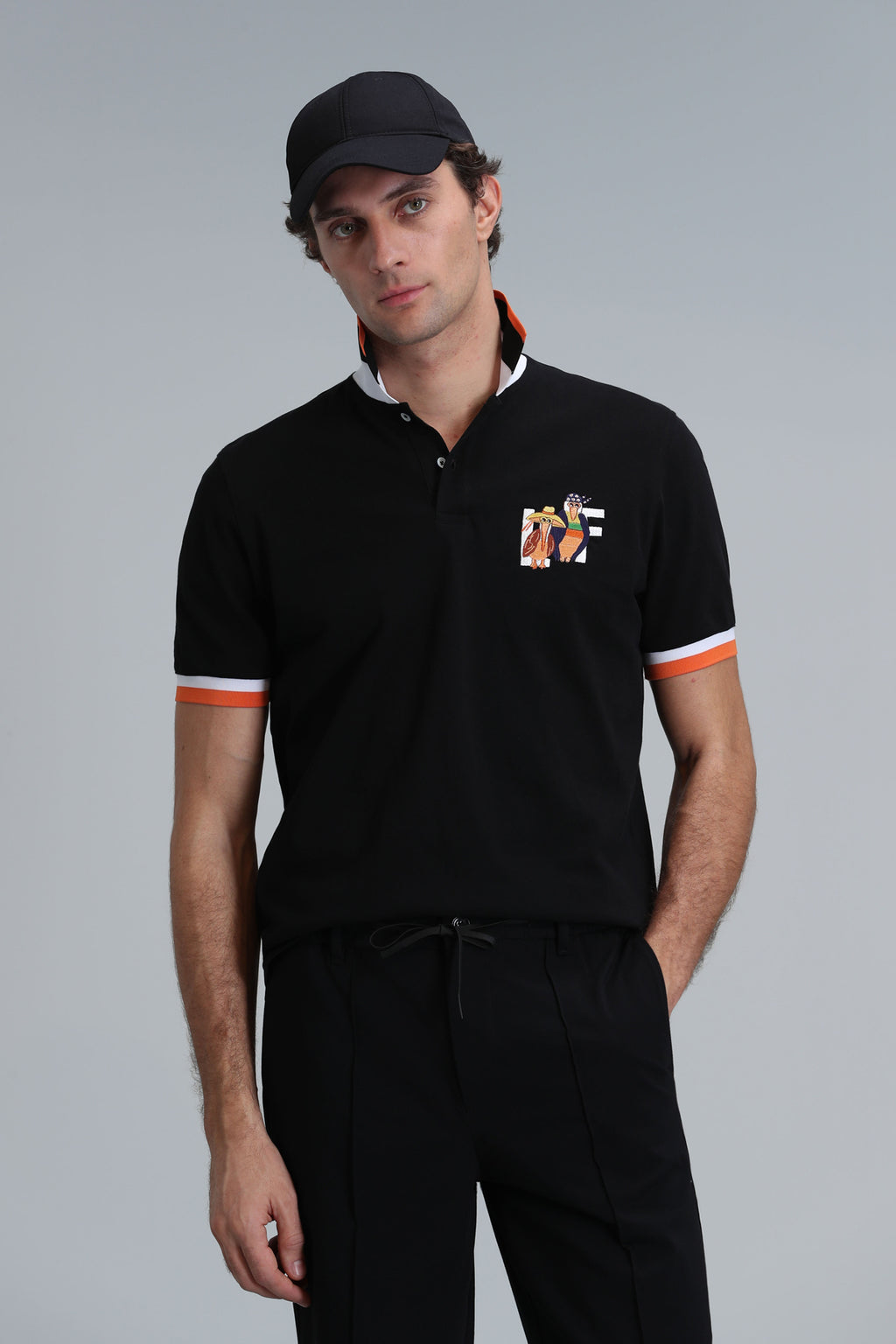 Lufian Minimalist Polo Yaka Kısa Kol Erkek T-Shirt - Günlük Şıklık