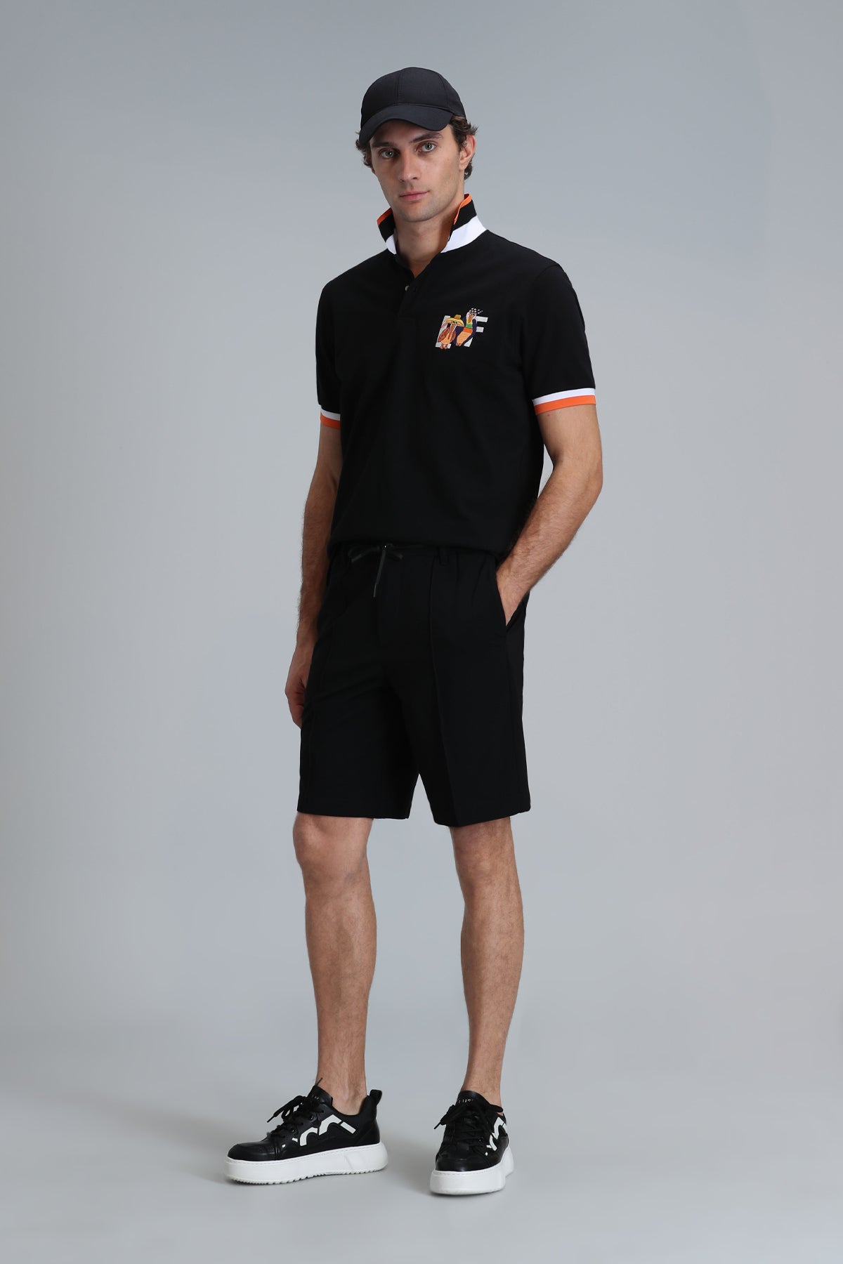 Lufian Minimalist Polo Yaka Kısa Kol Erkek T-Shirt - Günlük Şıklık