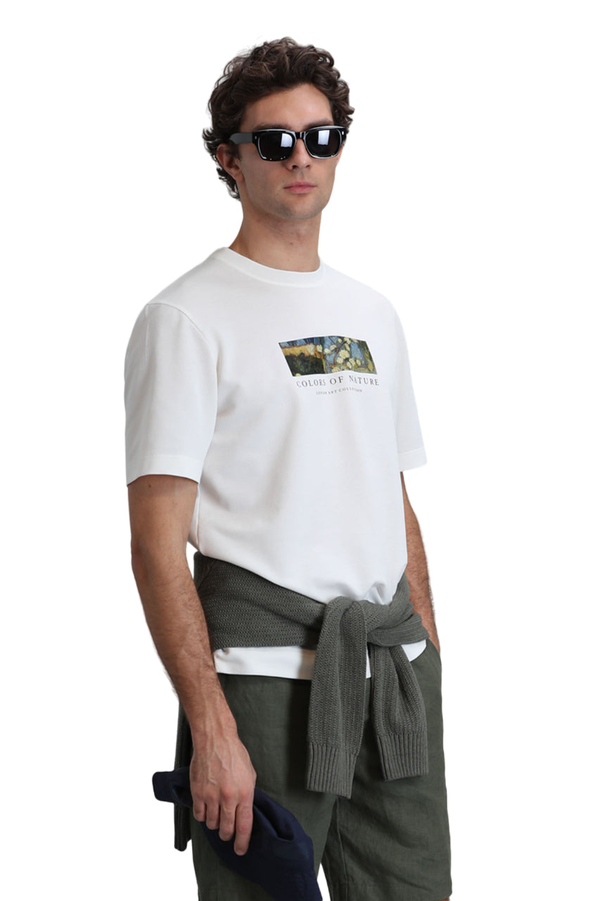 Lufian Minimalist Oversize Erkek T-Shirt - Kısa Kol - Günlük Kullanım Translation missing: tr.content.product_image_main