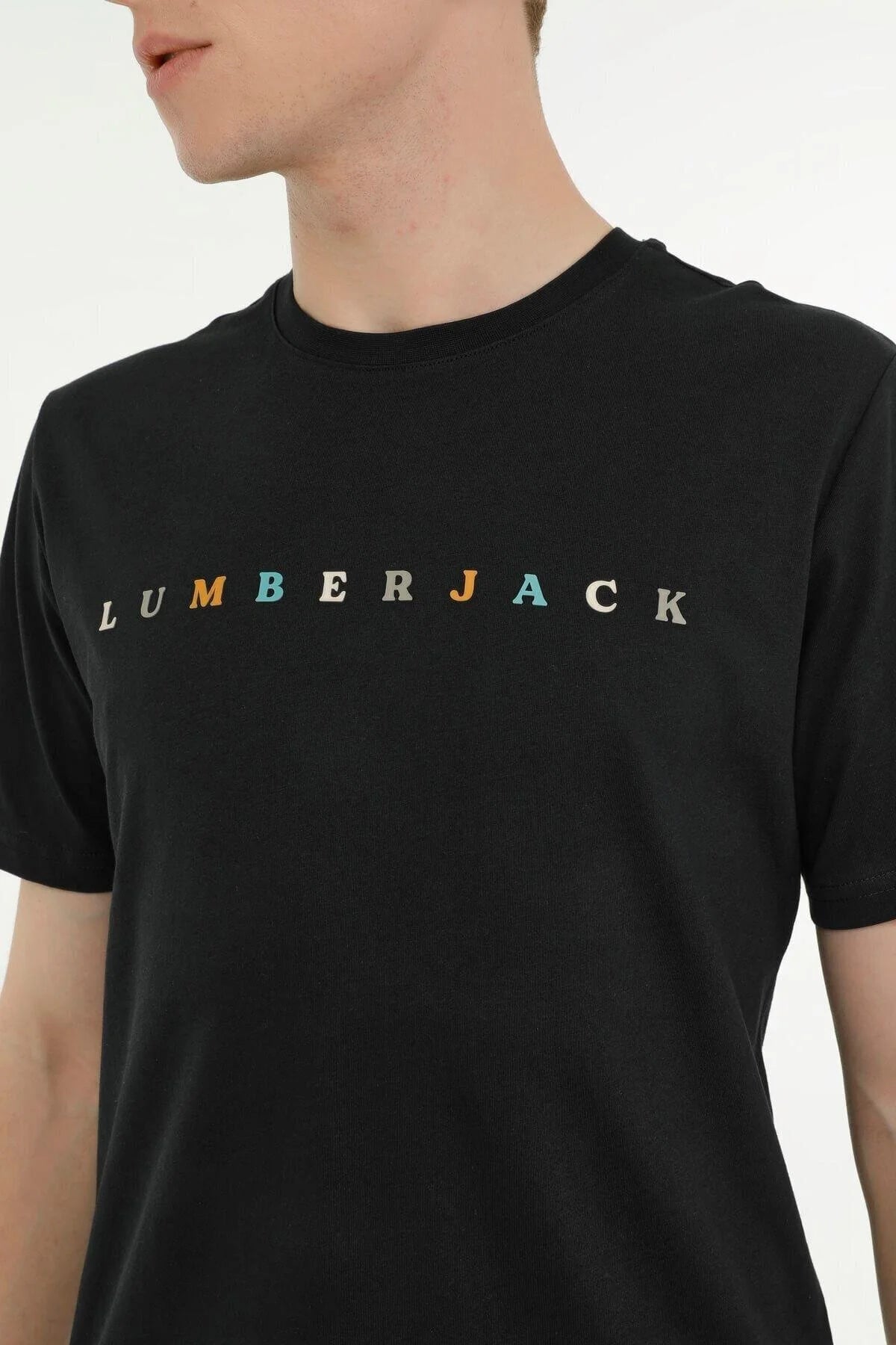 Lumberjack Minimalist Kısa Kol Erkek Tişörtü - Regular Fit - Günlük
