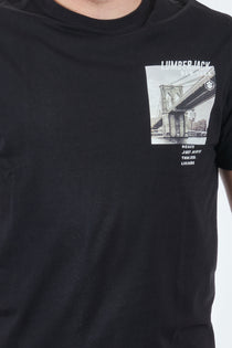 Lumberjack Oversize Erkek T-Shirt - Brooklyn Köprüsü Baskılı