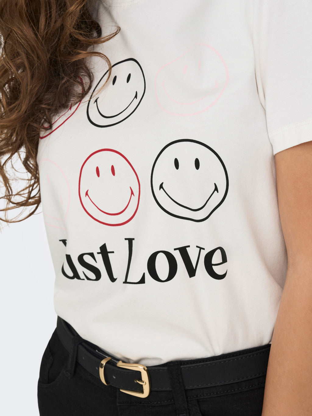 Only Minimalist Kadın T-Shirt - Kısa Kol Yuvarlak Yaka Günlük