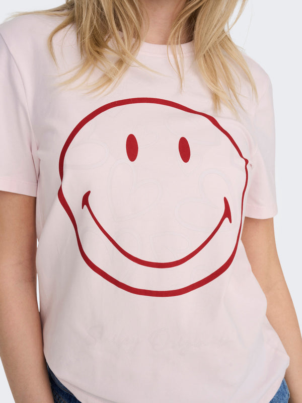 Only Minimalist Kadın T-Shirt - Kısa Kol Yuvarlak Yaka Günlük