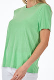 Only Minimalist Oversize Tişört - Yuvarlak Yaka Kısa Kol - Günlük