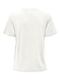 Only Minimalist Oversize Tişört - Yuvarlak Yaka Kısa Kol - Günlük