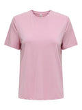 Only Minimalist Oversize Tişört - Yuvarlak Yaka Kısa Kol - Günlük