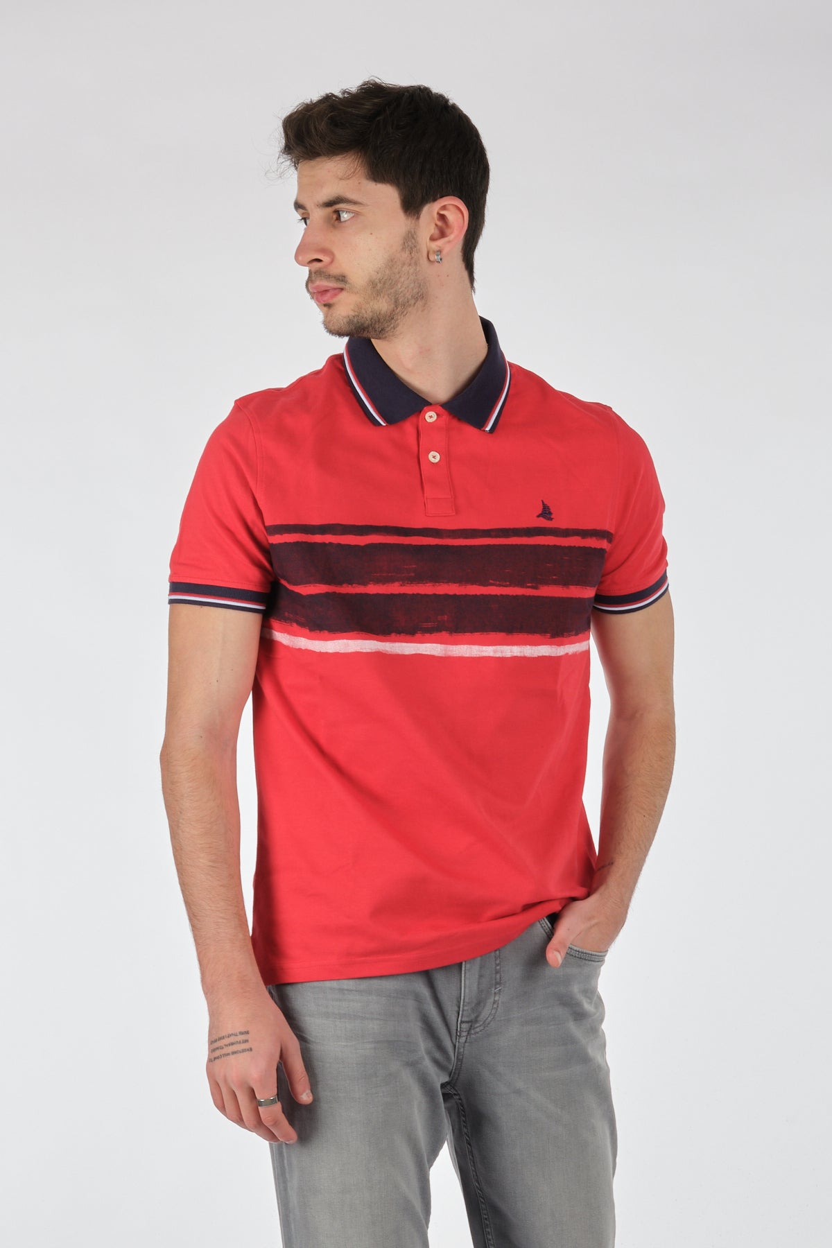 Porto Cervo Erkek Minimalist Polo Yaka Kısa Kol T-Shirt - Günlük Şıklık Translation missing: tr.content.product_image_main