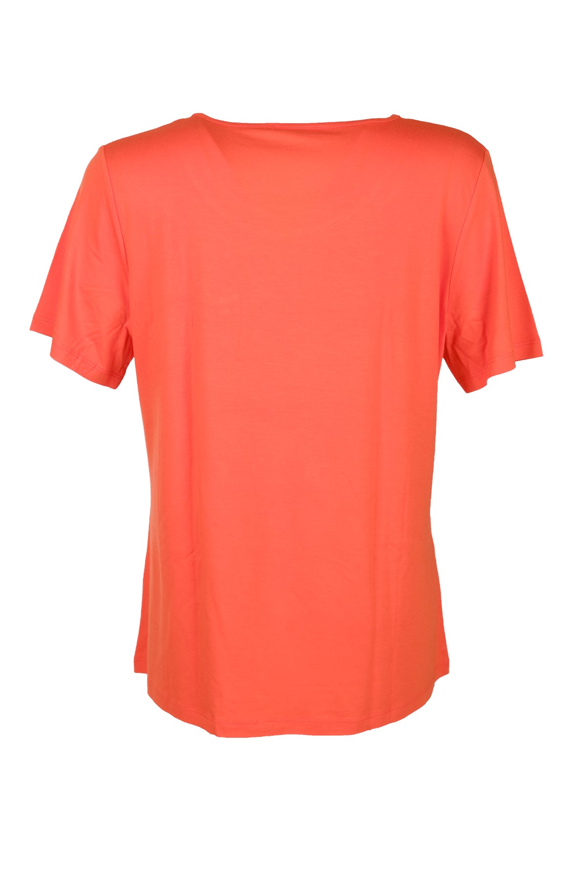 Vedi Büyük Beden Yuvarlak Yaka Taş Detaylı Kadın T-Shirt 25YXD5099