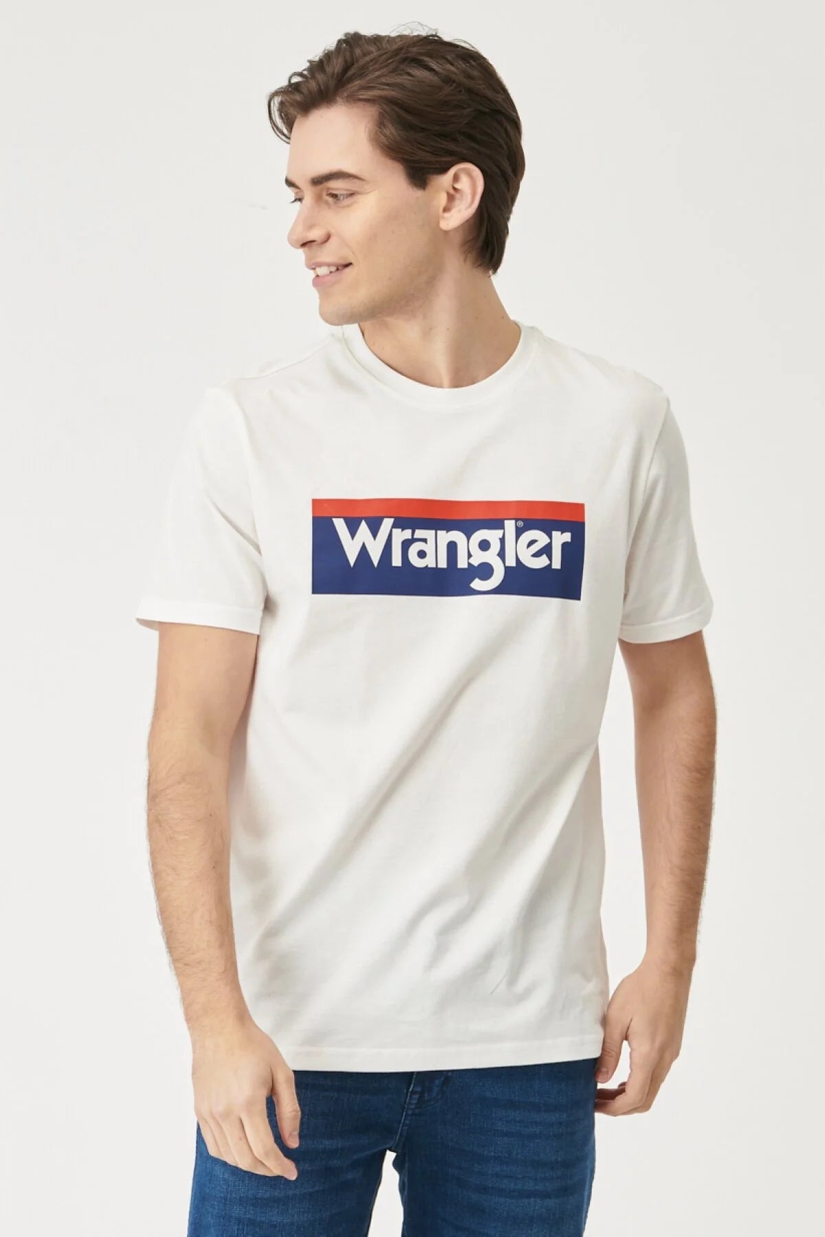 Wrangler Minimalist Erkek T-Shirt - Kısa Kol - Regular Fit - Günlük