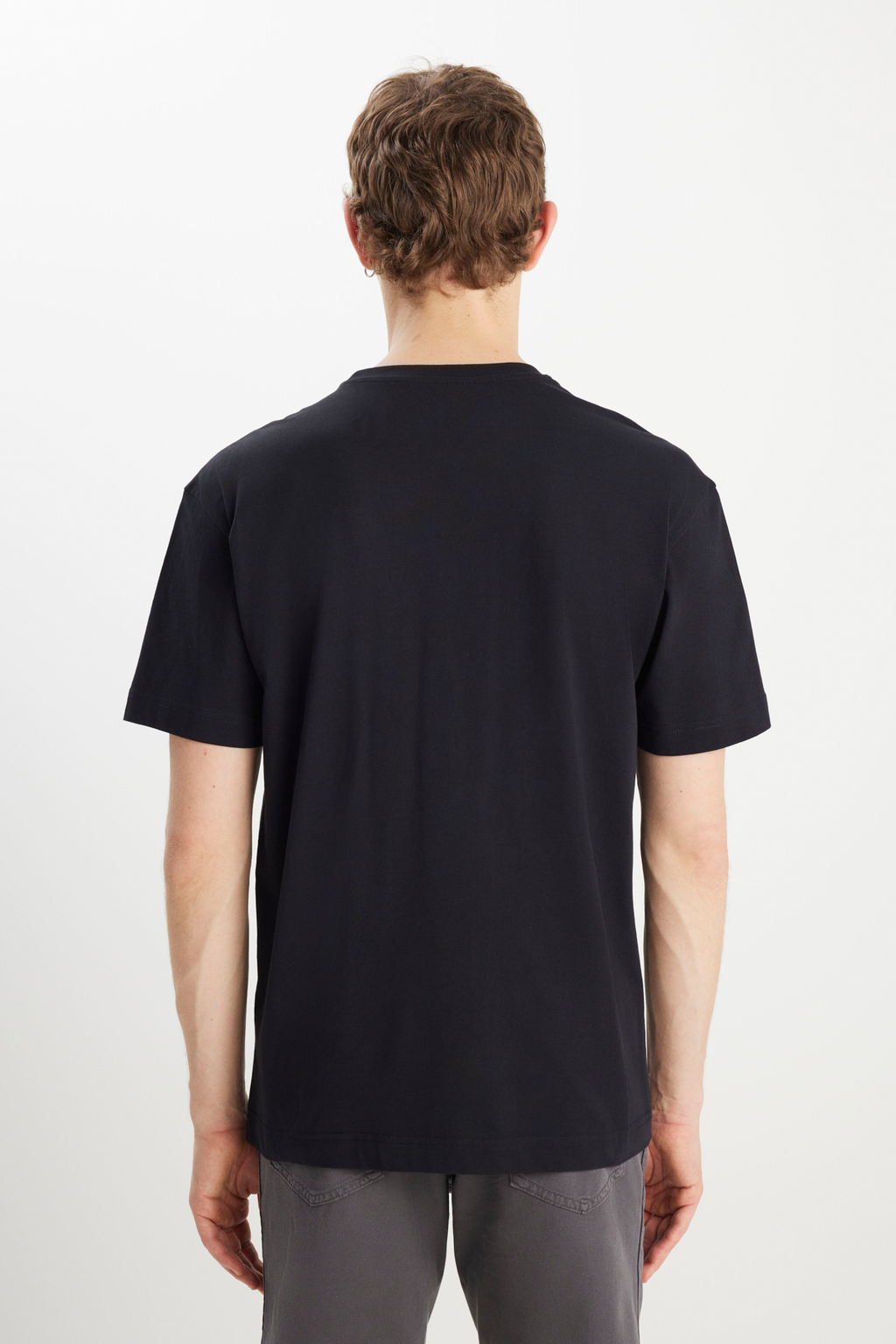 Relaxed Fit Normal Kesim Bisiklet Yaka Wrangler