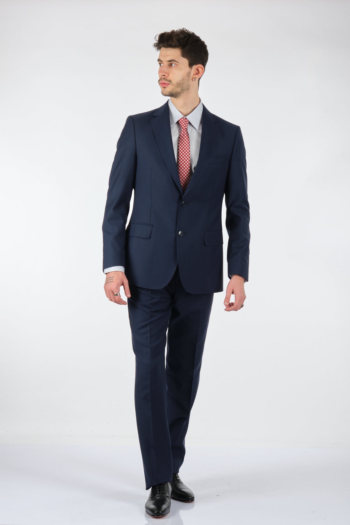 Tom Becker Slim Fit Erkek Takım Elbise - İki Parça Klasik Stil Translation missing: tr.content.product_image_main