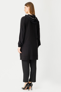 Müsemma Oversize Kapüşonlu Midi Kadın Takım - Minimalist, Günlük