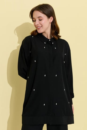 Müsemma Büyük Beden Taşlı Takım