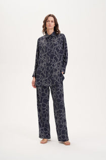 Terzi Dükkanı Oversize Gömlek Yaka Midi Kadın Takım - Minimalist & Şık