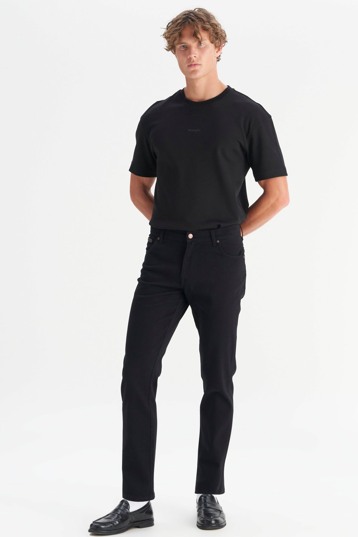 Texas Pamuklu Slim Fit Dar Kesim Cepli Esnek Jean Kot Denim Pantolon Wrangler MW12S016100 Translation missing: tr.content.product_image_main