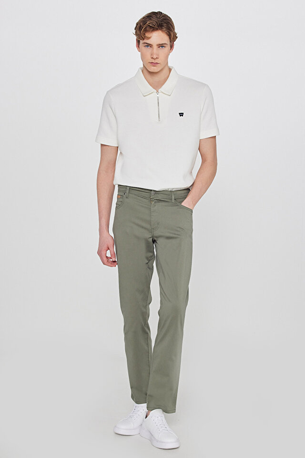 Texas Slim Fit Dar Kesim Normal Bel Siyah Esnek Pantolon