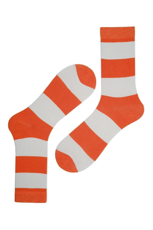 The Socks Company Minimalist Çizgili Kadın Çorap - Günlük Kullanım