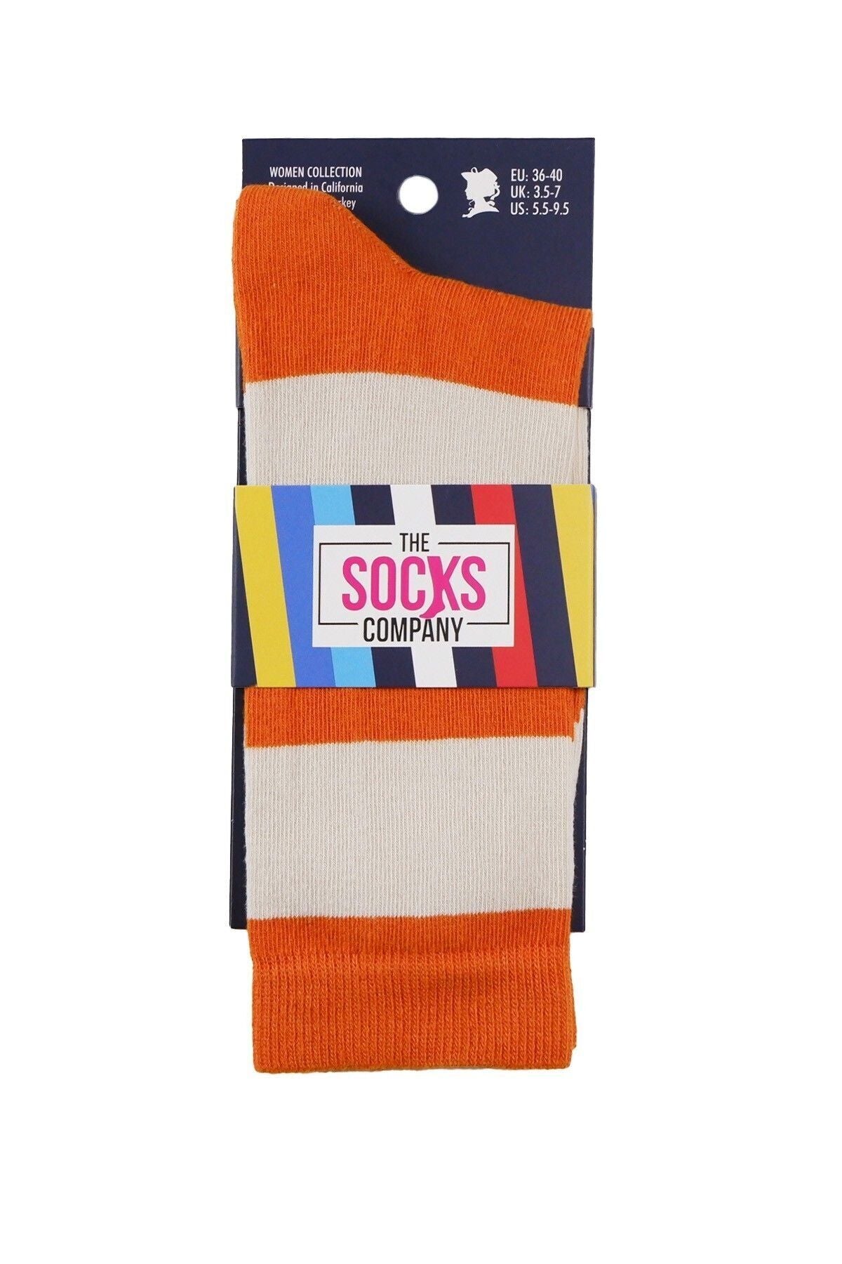 The Socks Company Minimalist Çizgili Kadın Çorap - Günlük Kullanım Translation missing: tr.content.product_image_secondary