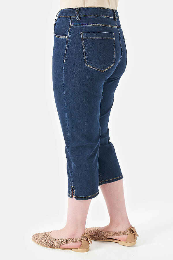 Tolga Saraçoğlu Esnek Kumaş Kot Kapri 26YTS30115