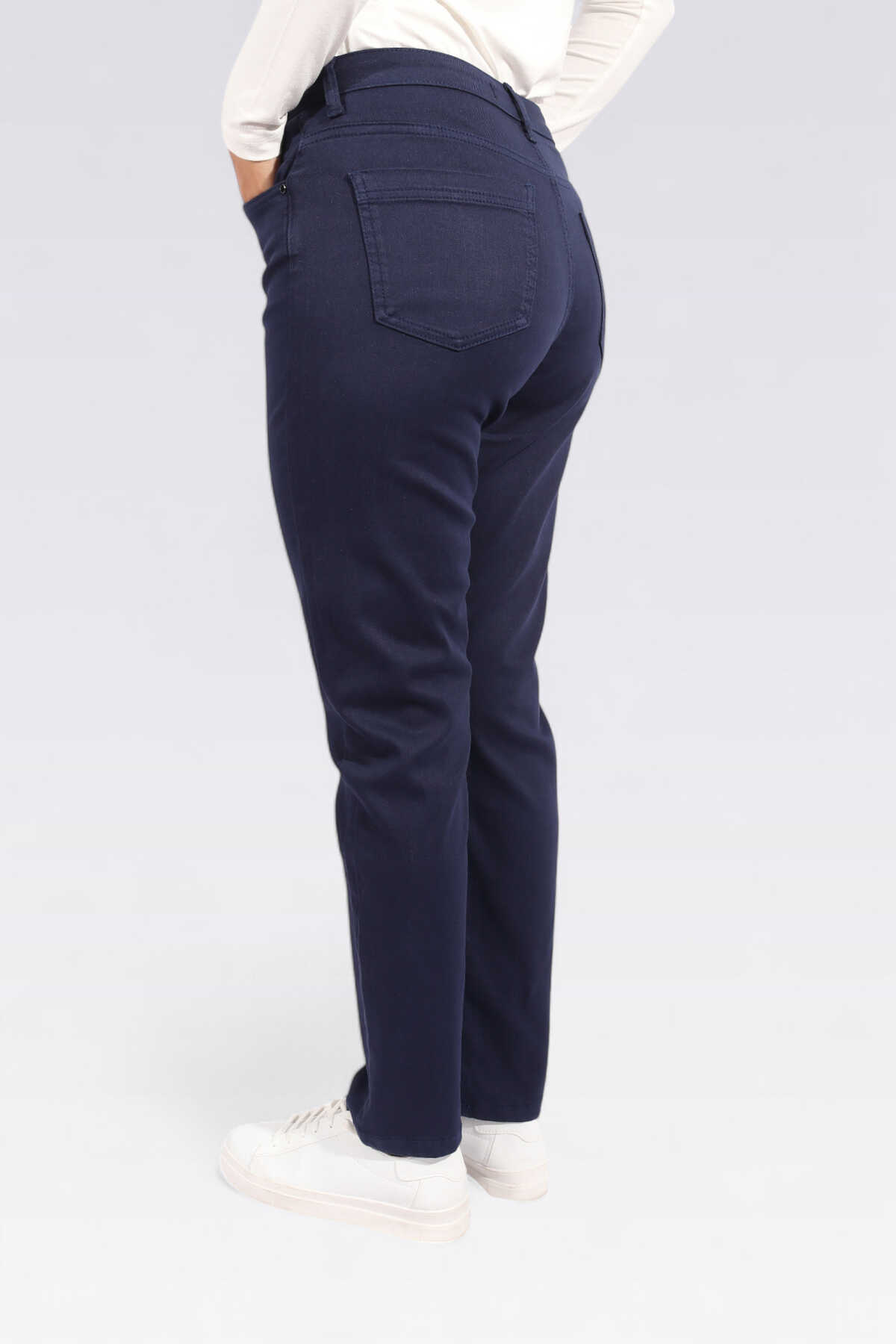 Tolga Saraçoğlu Minimalist Yüksek Bel Regular Fit Kadın Pantolon - Günlük