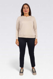 Tolga Saraçoğlu Minimalist Uzun Kol Kadın Sweatshirt - Günlük Rahatlık