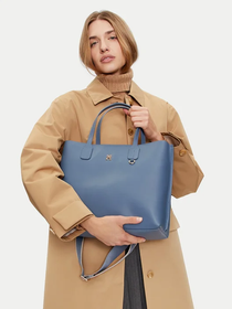 Tommy Hilfiger Minimalist Deri Tote Kadın Çantası - Günlük Kullanım