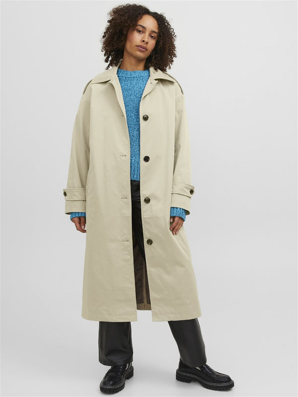 Jack&Jones JJXX Oversize Midi Trençkot - Günlük Şıklık