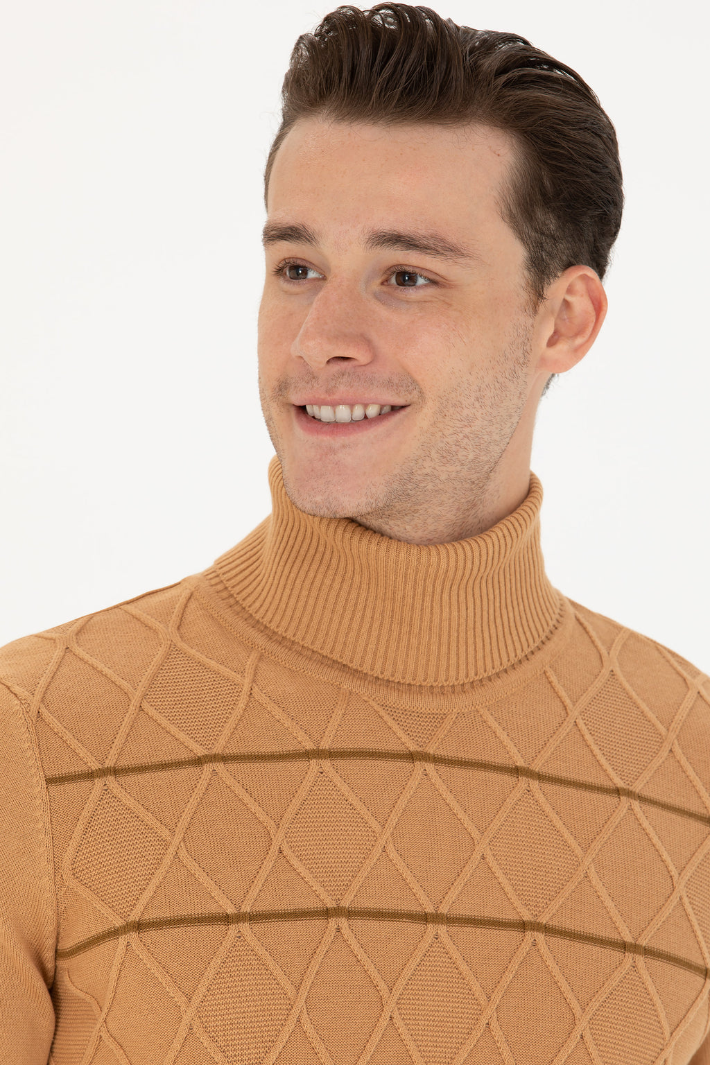 U.S. Polo Assn. Minimalist Boğazlı Erkek Triko - Günlük Şıklık