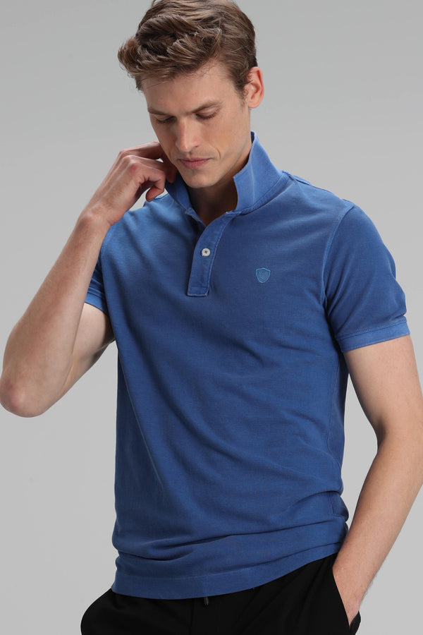 Lufian Minimalist Polo Yaka Erkek T-Shirt - Kısa Kol, Günlük Kullanım