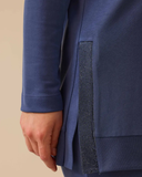 Gala-xi Oversize Uzun Kol Midi Tunik - Minimalist Günlük Stil