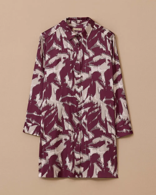 büyük beden desenli gömlek tunik Gala-Xi