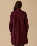 büyük beden cepli süet tunik Gala-Xi