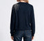 On Kadın Bisiklet Yaka Omuz İşlemeli Üç Çeyrek Kol Rahat Kesim Triko Tunik 27KON15343