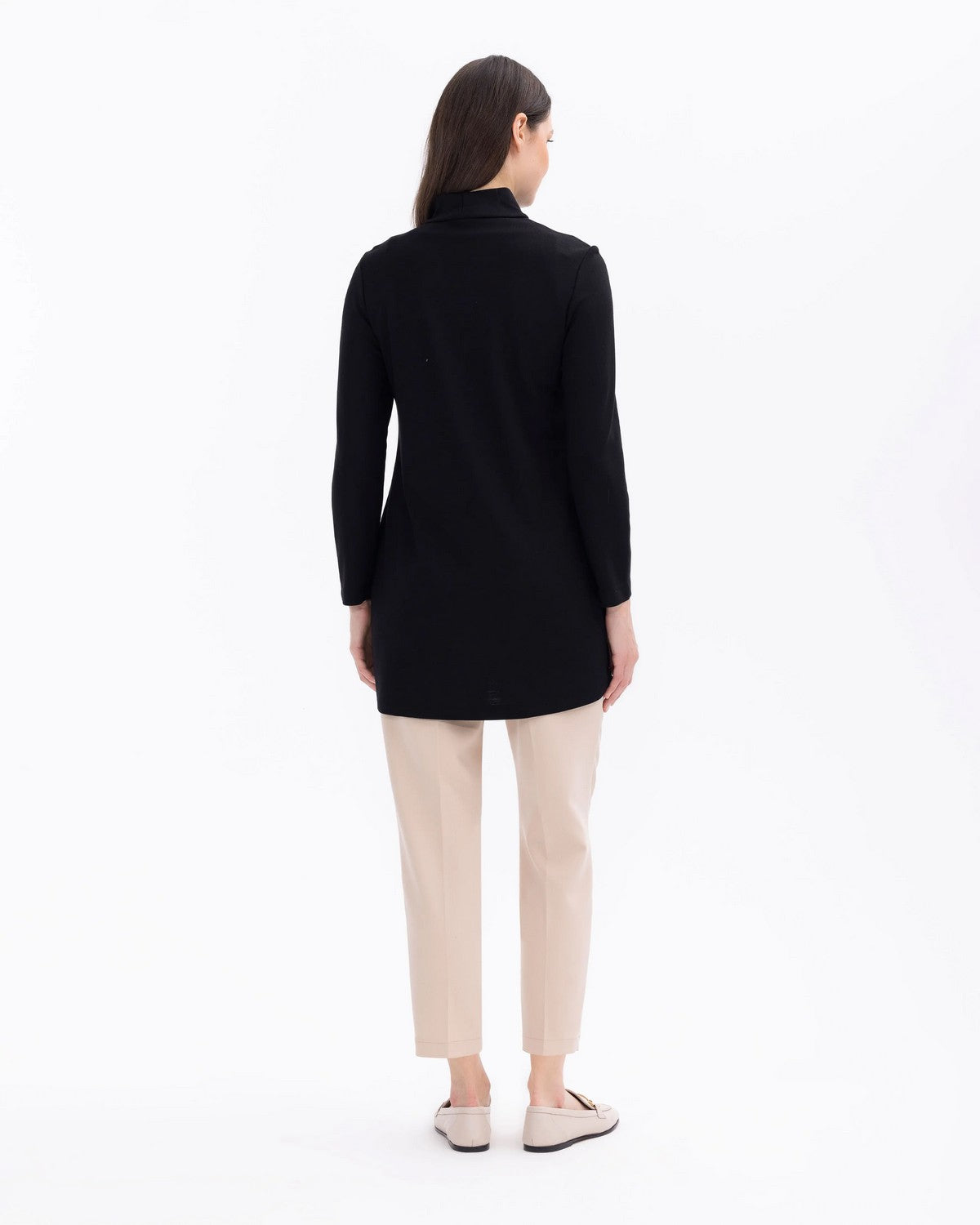 SCL Minimalist Uzun Kol Midi Tunik - Günlük Şık Kombinler