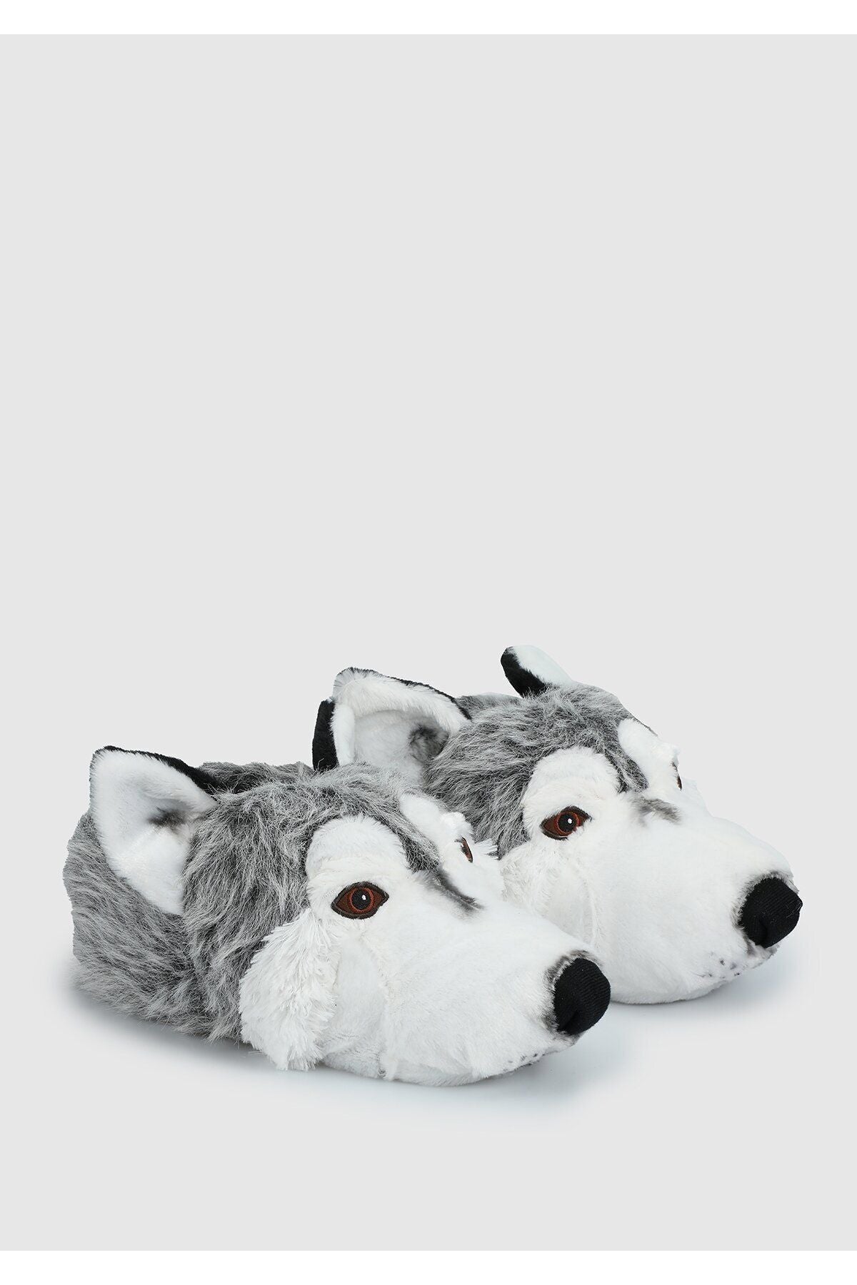 Twigy Erkek Peluş Husky Terlik - Sıcak & Rahat