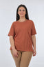 Twomail Oversize Minimalist Kadın Triko - Kısa Kol - Günlük