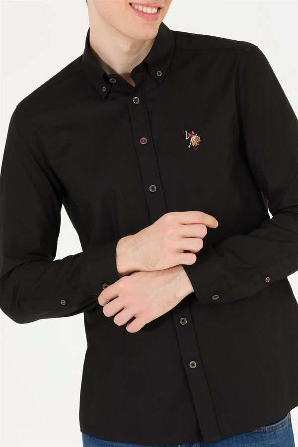 U.S. Polo Assn. Minimalist Erkek Uzun Kol Gömlek - Günlük & İş