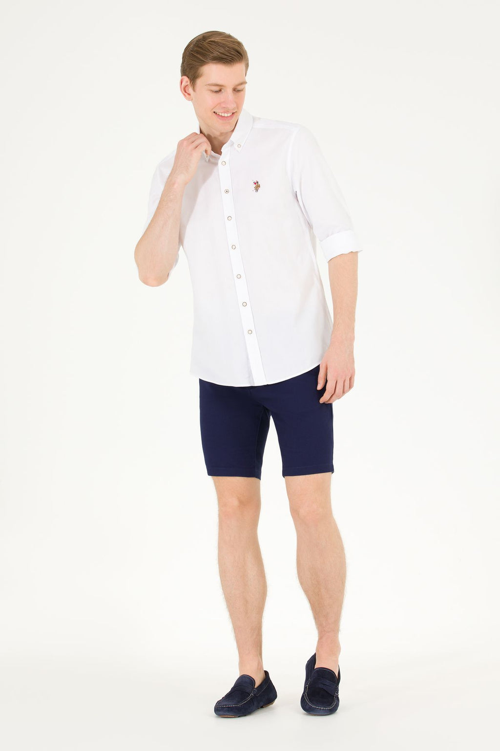 U.S. Polo Assn. Minimalist Erkek Uzun Kol Gömlek - Günlük & İş
