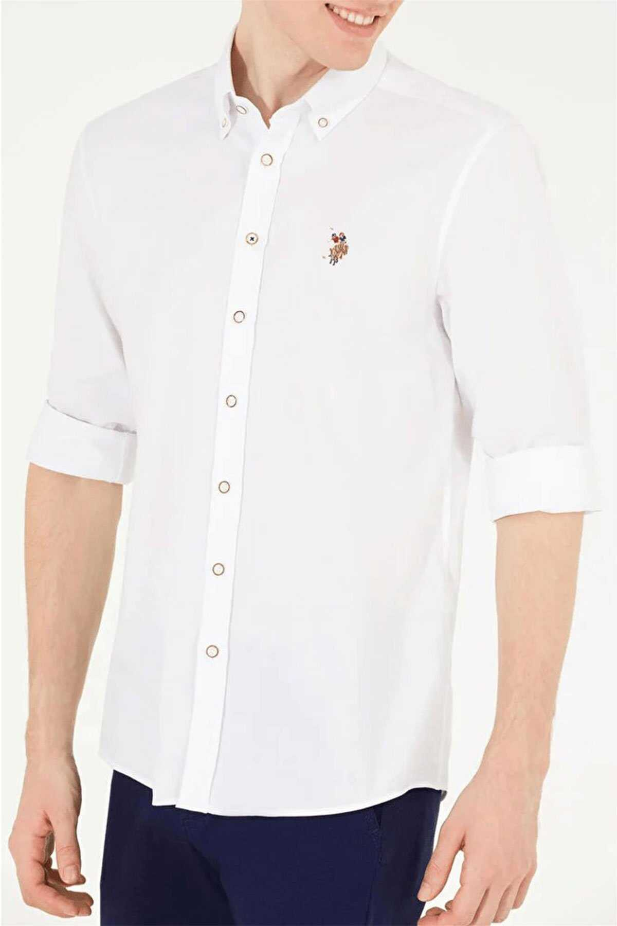 U.S. Polo Assn. Erkek Minimalist Uzun Kol Gömlek - Regular Fit Translation missing: tr.content.product_image_secondary