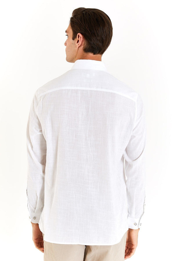 U.S. Polo Assn. Minimalist Erkek Gömlek - Uzun Kol - Günlük & İş