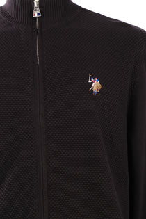 U.S. Polo Assn. Erkek Minimalist Fermuarlı Hırka - Günlük Şıklık
