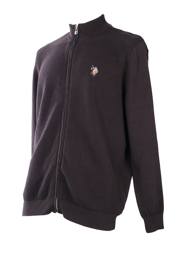 U.S. Polo Assn. Erkek Minimalist Fermuarlı Hırka - Günlük Şıklık