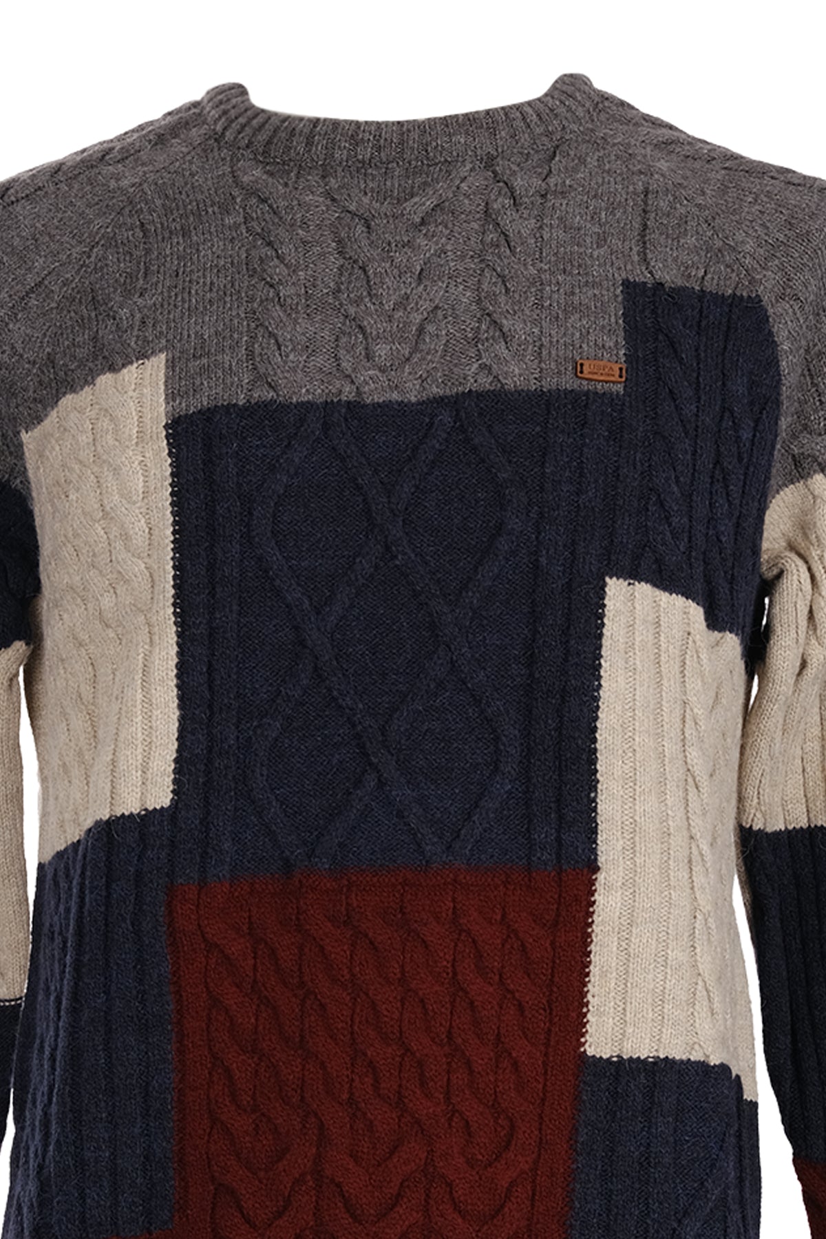 U.S. Polo Assn. Erkek Regular Fit Uzun Kol Örgü Kazak - Vintage Translation missing: tr.content.product_image_secondary